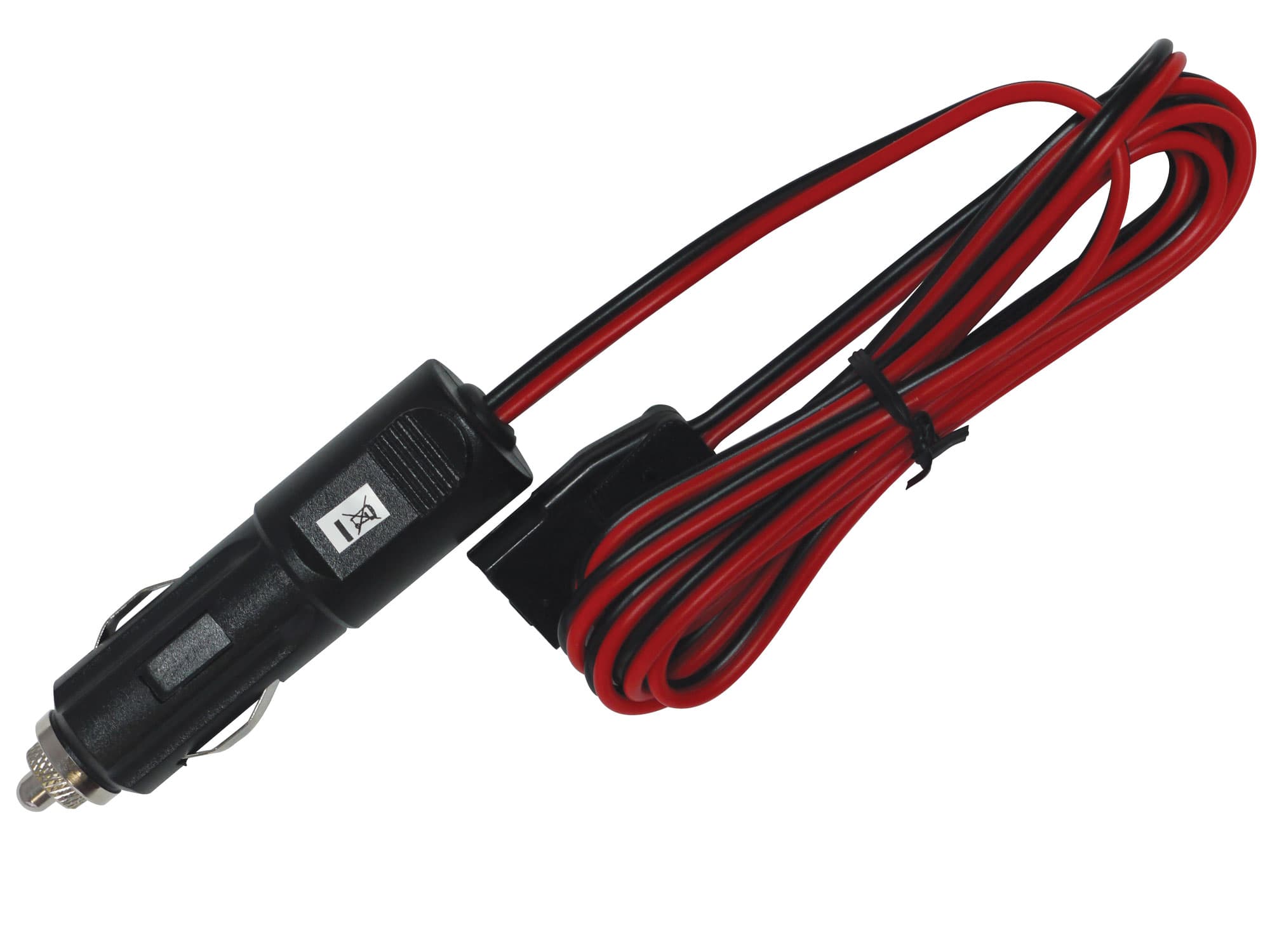 Oryginalny kabel zasilający 3-pin + zalutowany wtyk do zapalniczki - PRESIDENT CA-3T + PAC-1 (produkcja Filipiny)