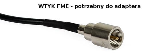 Adapter wtyk FME/wtyk UC-1 PL-259 (bez lutowania)
