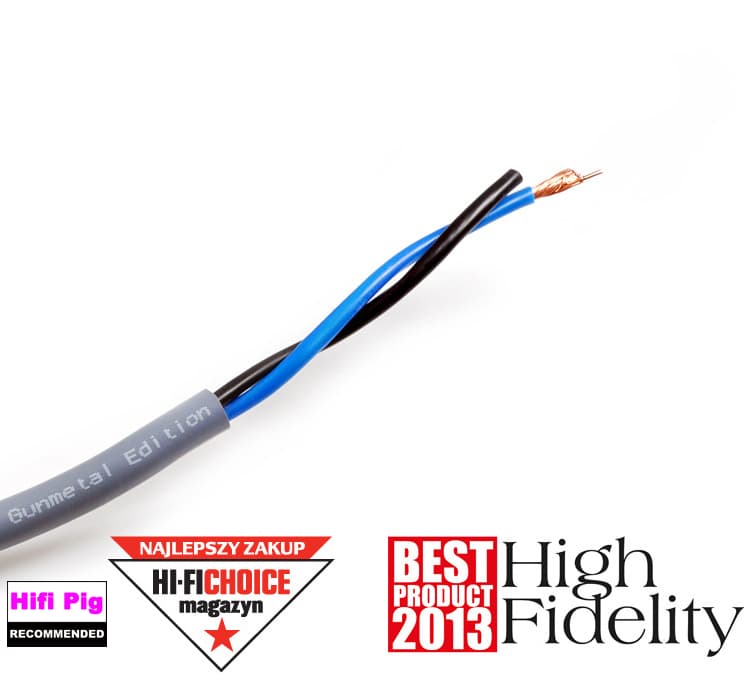 Kabel głośnikowy 2x 4mm2 Melodika Gunmetal Edition MDC2400G OFC klasy 4N BASS CORE