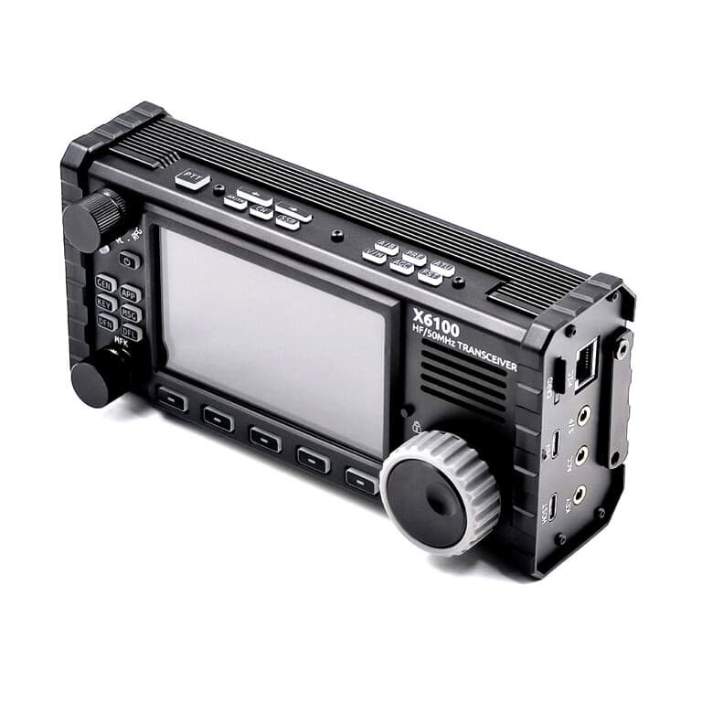 XIEGU X6100 przenośny radiotelefon amatorski SDR HF/50 MHz 10W, ATU, wbudowana bateria, kolorowy wyświetlacz - polska instrukcja obsługi