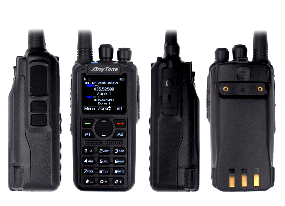 AnyTone AT-D878 UVII PLUS USB-C przycisk BT + GPS ręczny radiotelefon cyfrowy/analogowy DMR wersja EXPORT VHF/UHF APRS (136-174MHz, 400-480MHz) POLSKA INSTRUKCJA