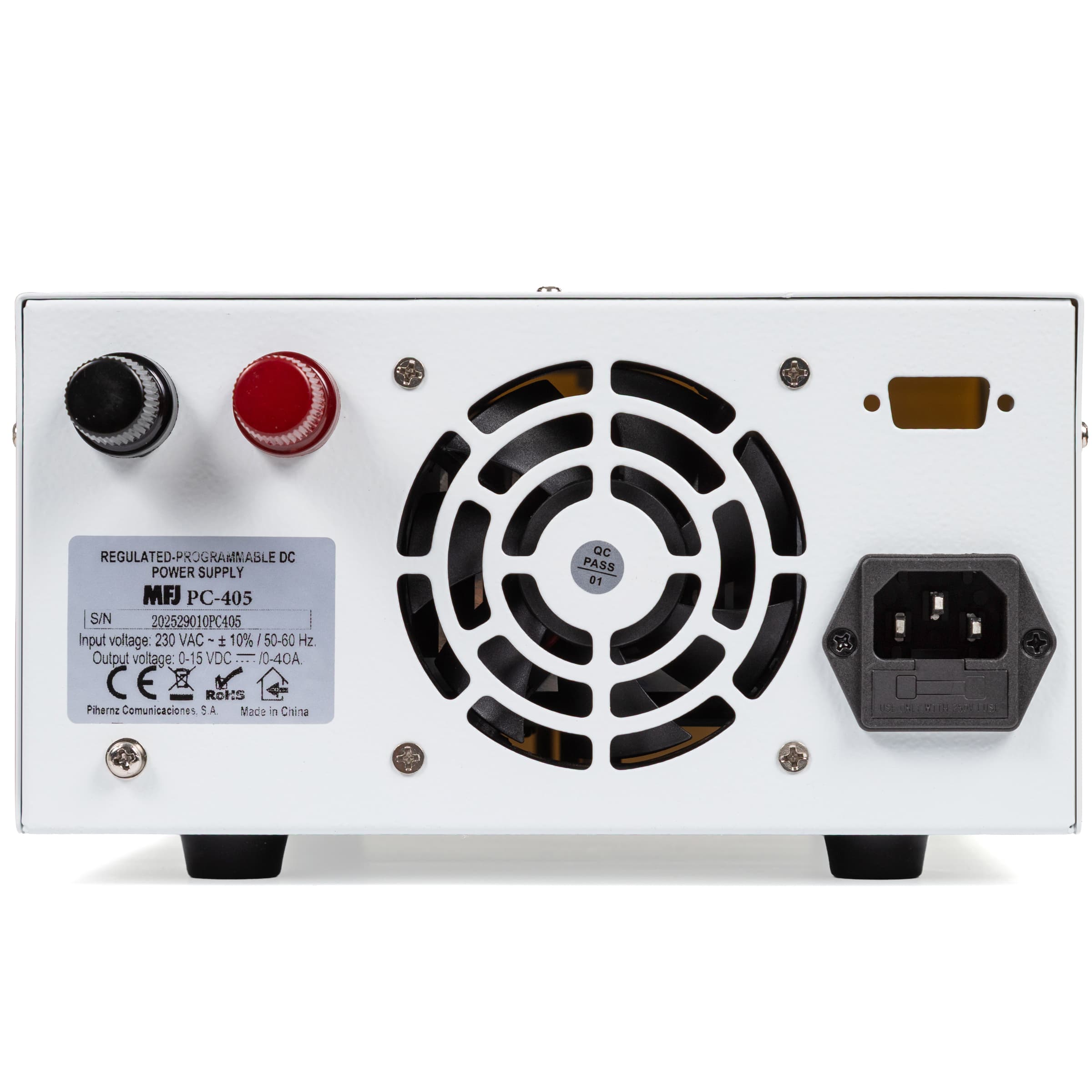 MFJ PC-405 regulowany zasilacz laboratoryjny DC 0-15V / 40A (także do CB radia, radiostacji KF, UKF itp.)