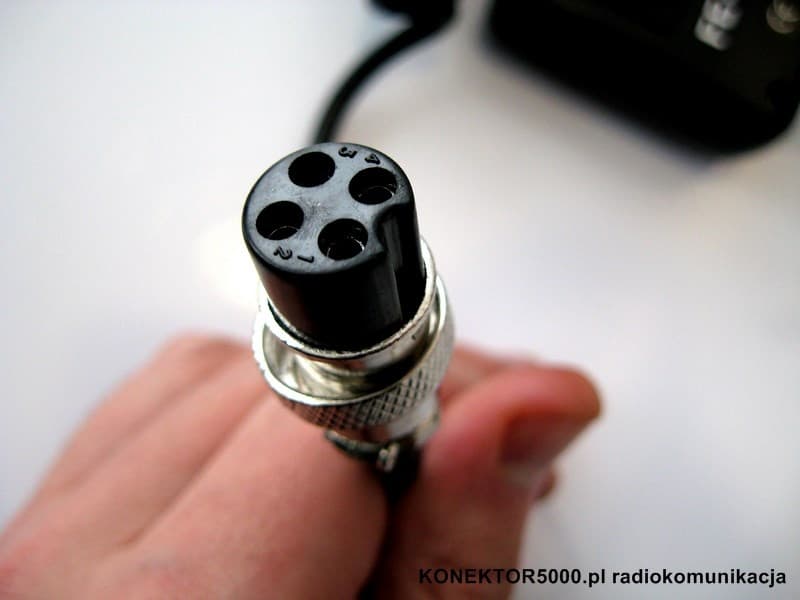 Farun FE-200 mikrofon do CB radia - wtyk 4-pin np. do Uniden Pro 520 XL, Pro 510 XL, Alan 109