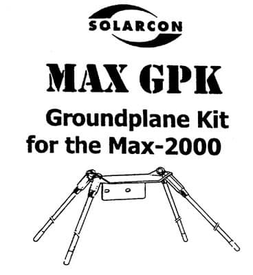 Solarcon GPK IMAX 2000 - Ground Plane Kit - zestaw przeciwwag do MAX 2000 (IMAX2000)