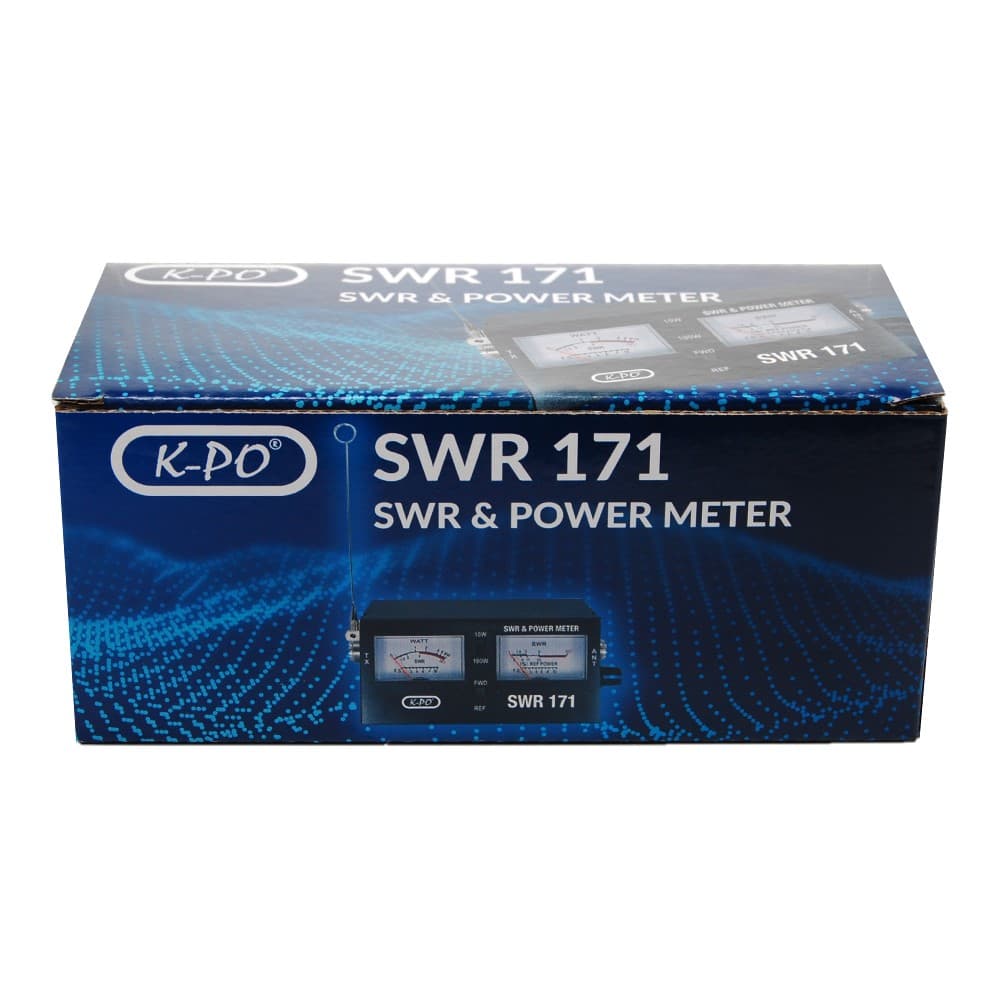 K-PO SWR-171 reflektometr miernik SWR / mocy, polska instrukcja - urządzenie do strojenia anten CB