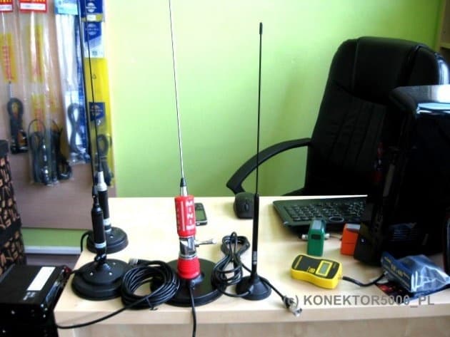 SIRIO CB 50 MAG dyskretna i estetyczna antena CB magnesowa 50cm kabel 3m
