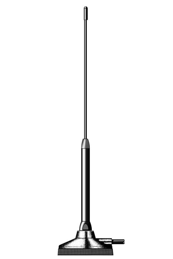SIRIO CB 50 MAG dyskretna i estetyczna antena CB magnesowa 50cm kabel 3m