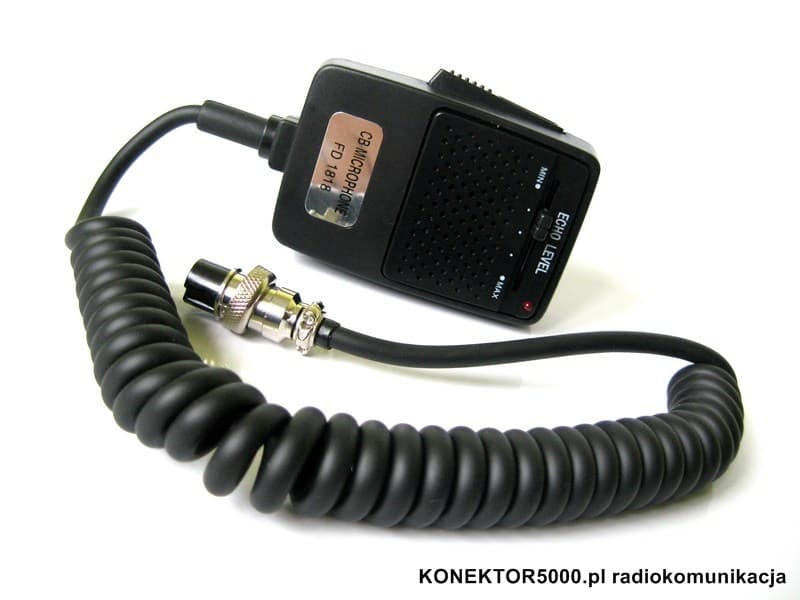 Farun FD1818 V3 echo, wzmocnienie, wtyk 6-PIN President / M Tech / Stabo - mikrofon do CB radia