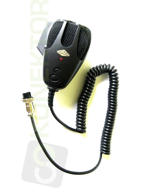 Cobra HIGHGEAR M75 mikrofon do CB ze wzmocnieniem 4-pin Uniden/President/Cobra
