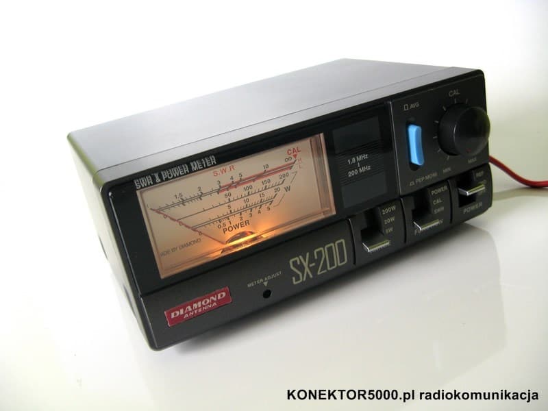 Diamond SX-200 reflektometr 1.8-200 MHz CB/HF/VHF - pomiar SWR i mocy