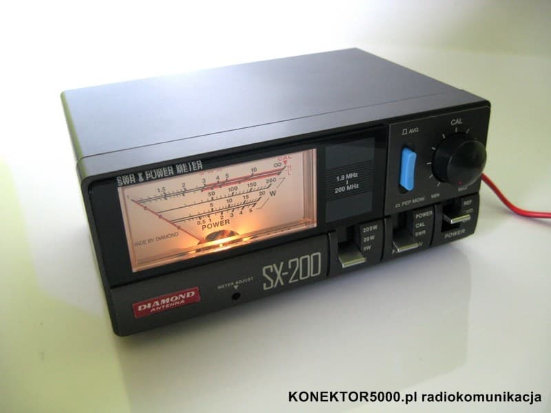 Diamond SX-200 reflektometr 1.8-200 MHz CB/HF/VHF - pomiar SWR i mocy