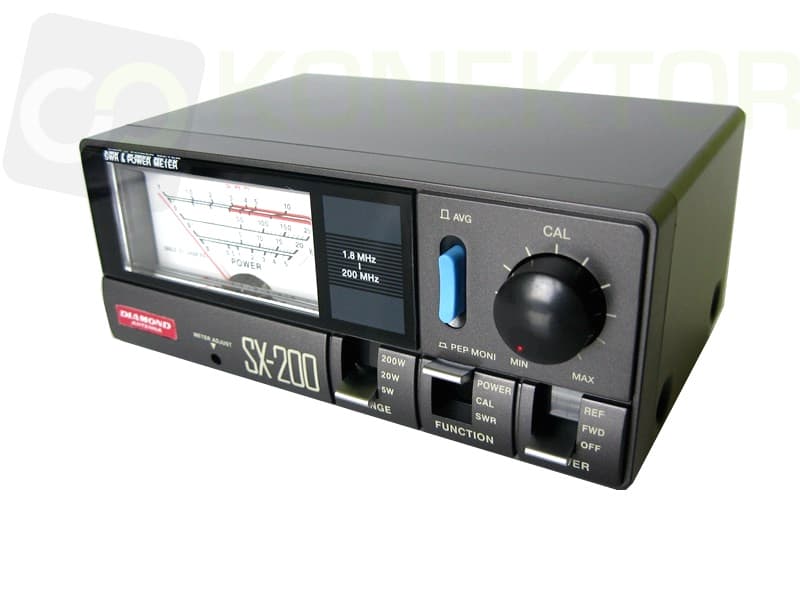 Diamond SX-200 reflektometr 1.8-200 MHz CB/HF/VHF - pomiar SWR i mocy
