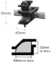 Diamond K515 (K-515) czarny uchwyt relingowy super wykonanie i design