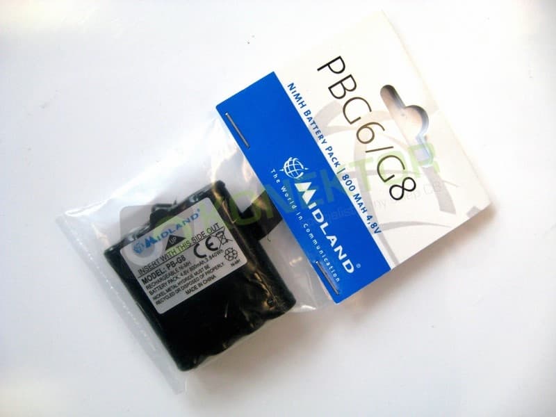 Akumulator oryginalny do krótkofalówek Midland G6 G8 (bateria PB-G6, PB-G8)