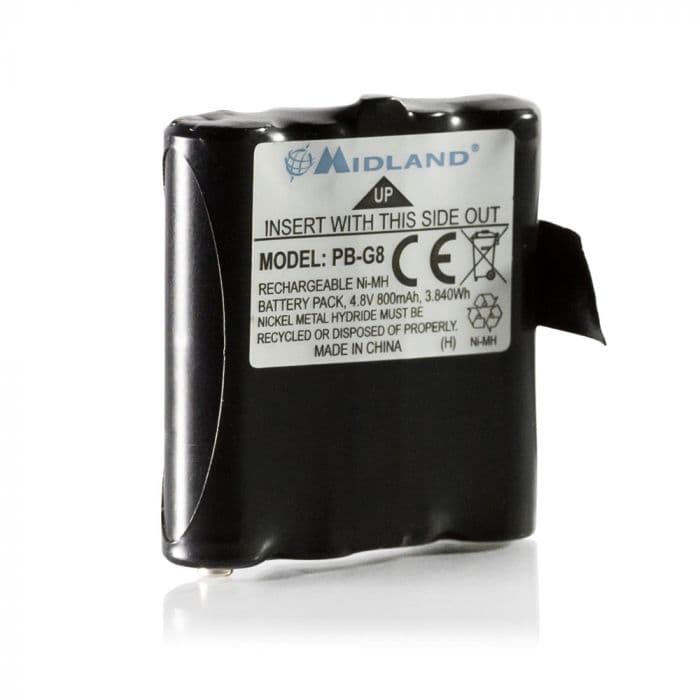 Akumulator oryginalny do krótkofalówek Midland G6 G8 (bateria PB-G6, PB-G8)