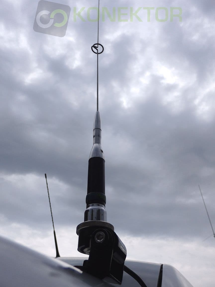 Nagoya RB-700 uchwyt do anteny CB, KF, VHF, UHF - bagażnikowy krawędziowy regulowany (czarny)