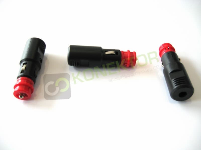 Wtyk do zapalniczki 12/24V HEAVY DUTY do mocnych radiotelefonów CB, KF, VHF, UHF, lodówek samochodowych