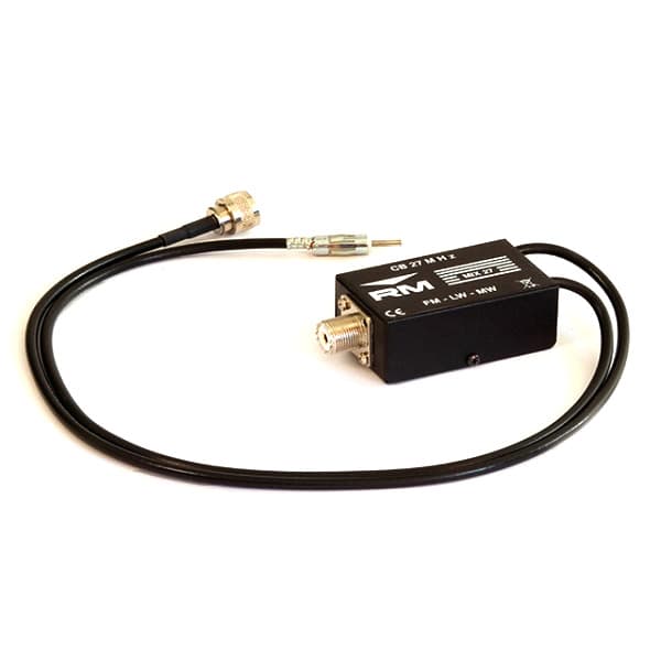 RM MIX 27 spliter antenowy CB/FM - antena CB działająca jako FM