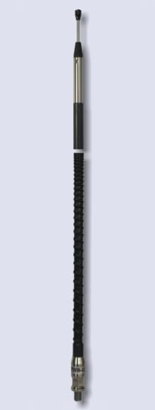 SIRIO TWIN LOG 5 montaż 3/8 Antena CB 147cm helikalna top loaded montażowa