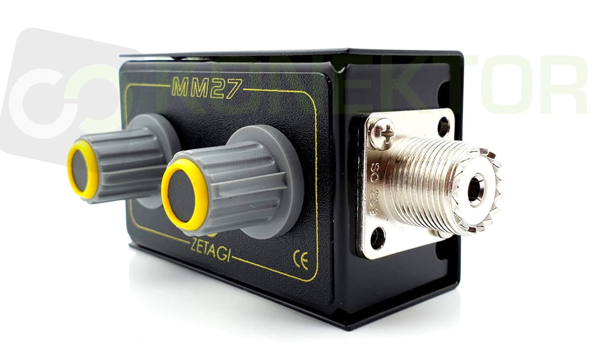 Matcher Zetagi MM-27 26-28MHz (ochrona końcówki mocy, dopasowywanie anteny)