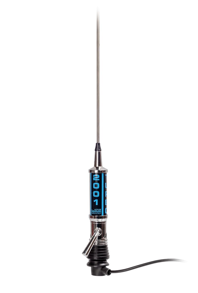 LEMM AT-2001 TURBO Antena CB montażowa 200 cm kabel 4m CZARNA (Lemm AT2001 Turbo)
