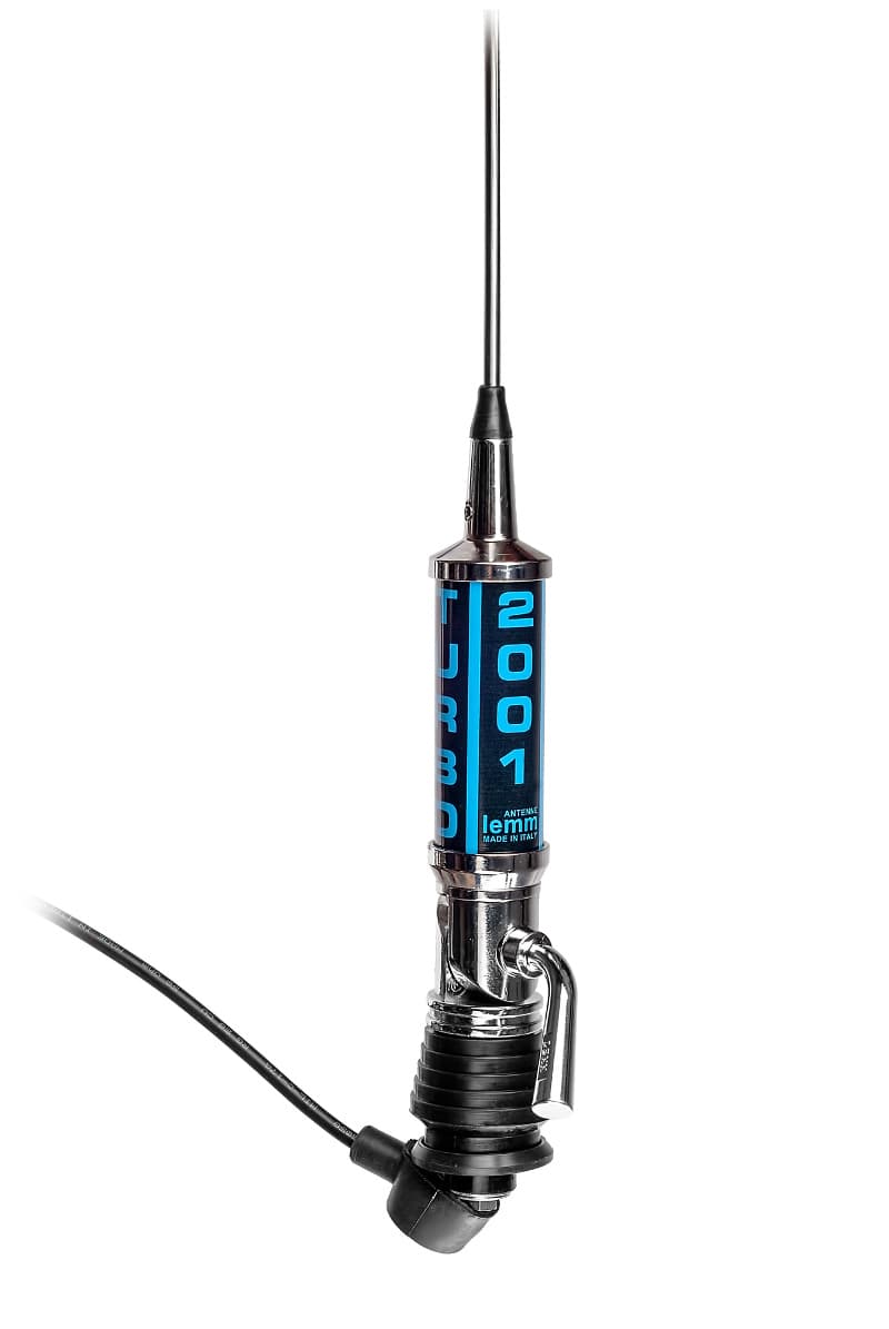 LEMM AT-2001 TURBO Antena CB montażowa 200 cm kabel 4m CZARNA (Lemm AT2001 Turbo)