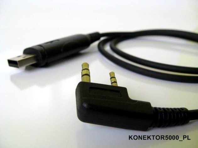 Kabel do programowania Baofeng UV-5R, UV-82, BF-888-S i podobnych (złącze 2-pin Kenwood, Wouxun itp.)
