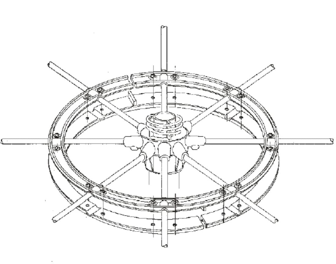 Anty-wibracyjny ring do anteny bazowej SIRIO 827