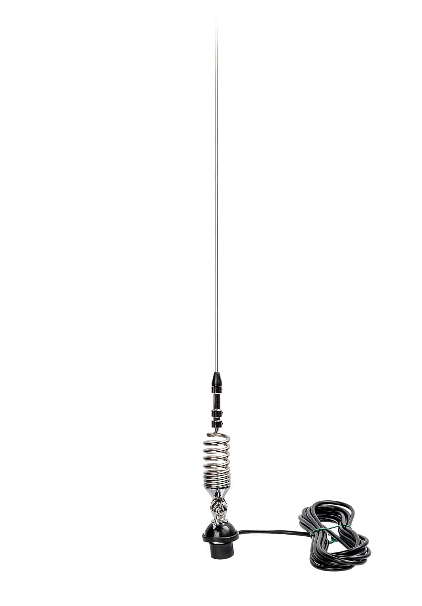 LEMM AT-291 Antena VHF 5/8 fali 144-150MHz - do radiotelefonu VHF, skanera, TAXI, OSP, Straż Pożarna, PKP - długość 138cm (AT291)