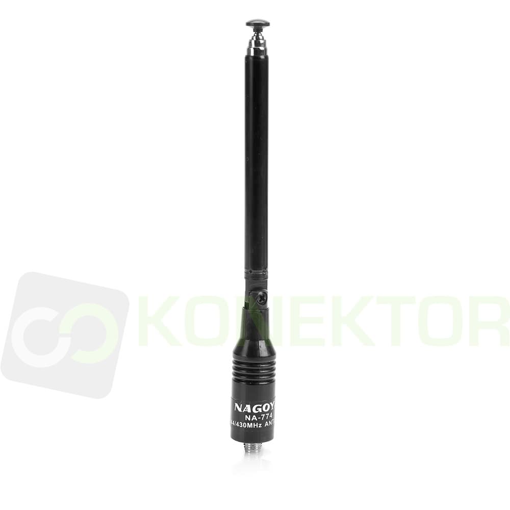 Nagoya NA-774 SMA-F 13-42cm teleskopowa antena VHF/UHF np. do Baofeng UV-5R, UV-82, T-57, skanery, SDR