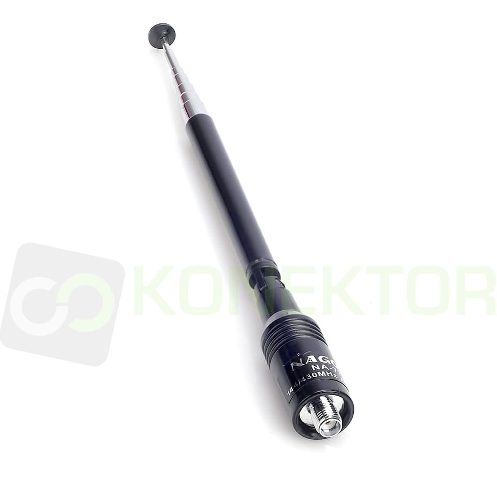 Nagoya NA-774 SMA-F 13-42cm teleskopowa antena VHF/UHF np. do Baofeng UV-5R, UV-82, T-57, skanery, SDR