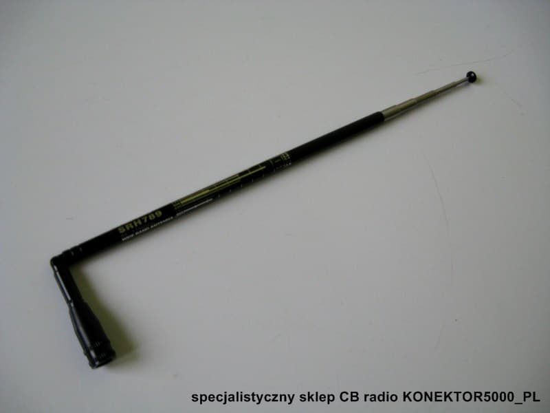 Diamond SRH789 antena teleskopowa szerokopasmowa do skanerów, odbiorników SDR - 95-1100MHz, SMA-M, długość 20-80cm