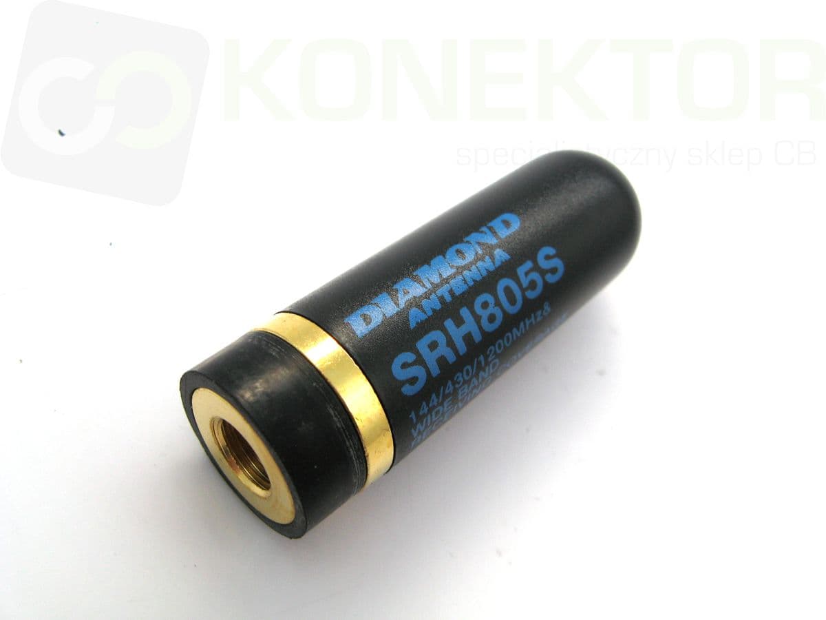 DIAMOND SRH-805 SMA-M superkrótka 4,5cm Antena do duobanderów, skanerów np. do Baofeng UV-3R, Wouxun KG-UV8D, KG-UV9D, Icom IC-R6, AOR AR-MINI