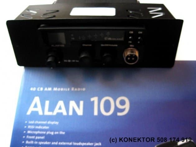 Kieszeń montażowa 1DIN ALAN 109 101 COBRA DX IV i podobne (półkieszeń)