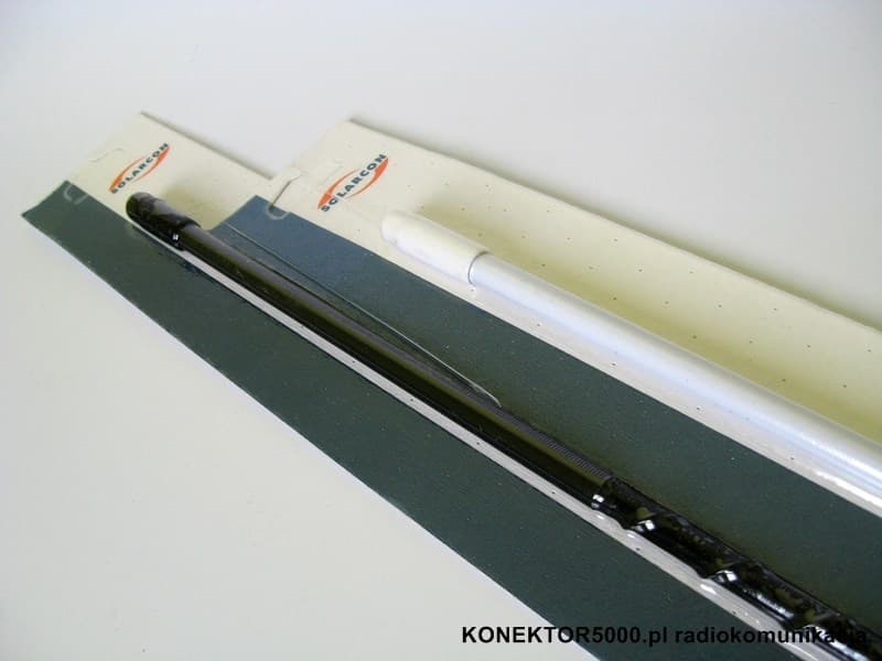 Solarcon Prowler 204 WHITE Antena CB montażowa helikalna 121cm montaż 3/8 - TOP LOADED * Made in USA *