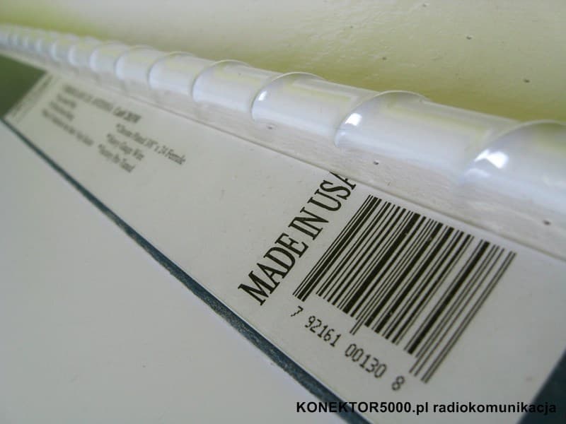 Solarcon Prowler 204 WHITE Antena CB montażowa helikalna 121cm montaż 3/8 - TOP LOADED * Made in USA *