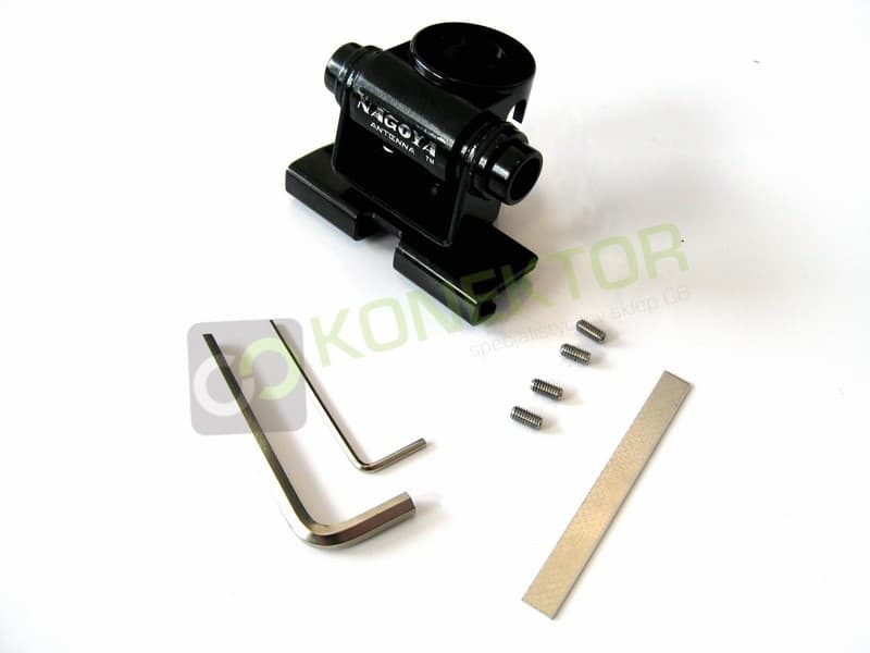 Nagoya RB-400V Black uchwyt bagażnikowy krawędziowy regulowany (czarny)