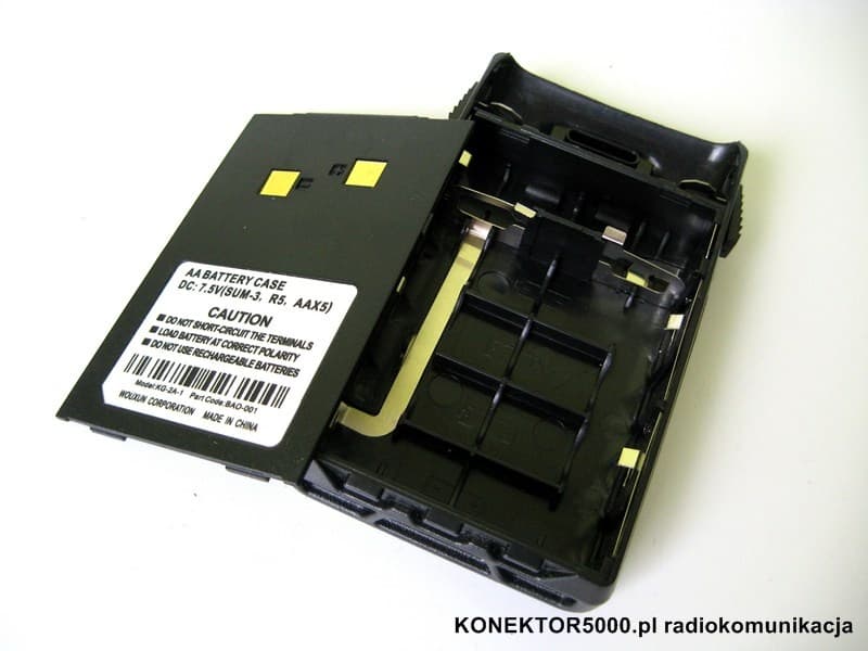 Pojemnik na baterie do radia Wouxun KG-UV1D KG-UV2D KG-UV6D (zasobnik 5xAA)