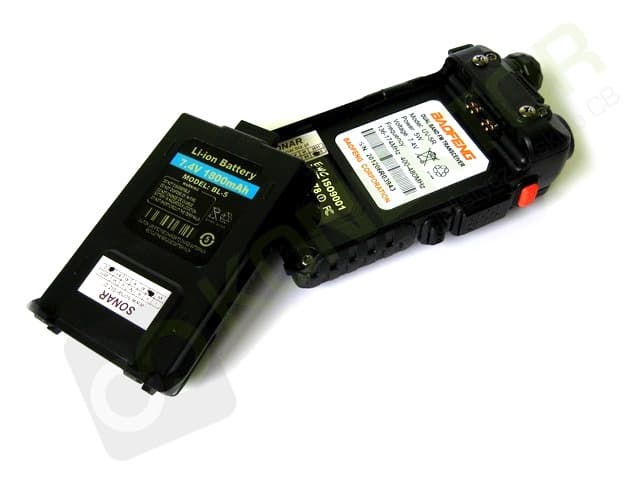 Oryginalna bateria akumulator do Baofeng UV-5R i podobnych (BL-5 1800mAh)