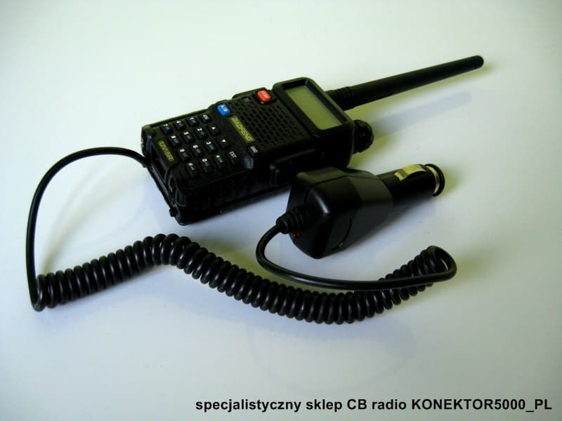 Eliminator baterii do Baofeng UV-5R, UV-5RA, UV-5RE i podobnych - adapter samochodowy