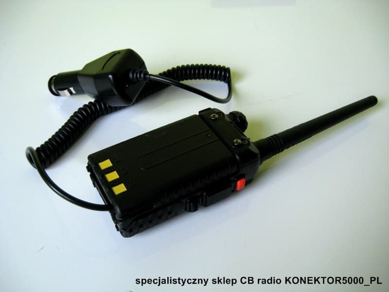Eliminator baterii do Baofeng UV-5R, UV-5RA, UV-5RE i podobnych - adapter samochodowy