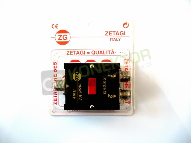 Przełącznik antenowy Zetagi V2 (0-30MHz) 2 gniazda