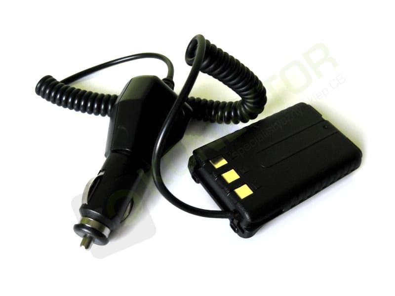 Eliminator baterii do Baofeng UV-5R, UV-5RA, UV-5RE i podobnych - adapter samochodowy