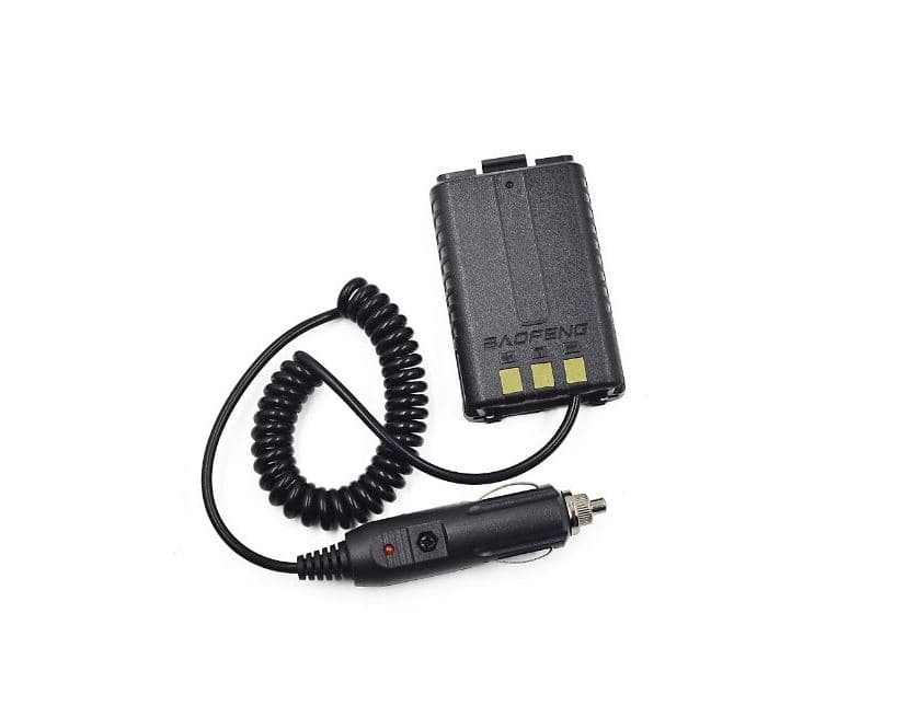 Eliminator baterii do Baofeng UV-5R, UV-5RA, UV-5RE i podobnych - adapter samochodowy