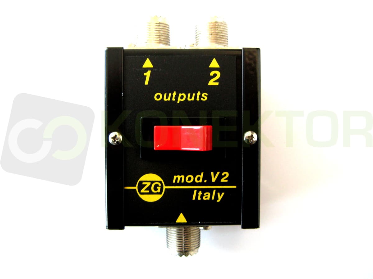 Przełącznik antenowy Zetagi V2 (0-30MHz) 2 gniazda