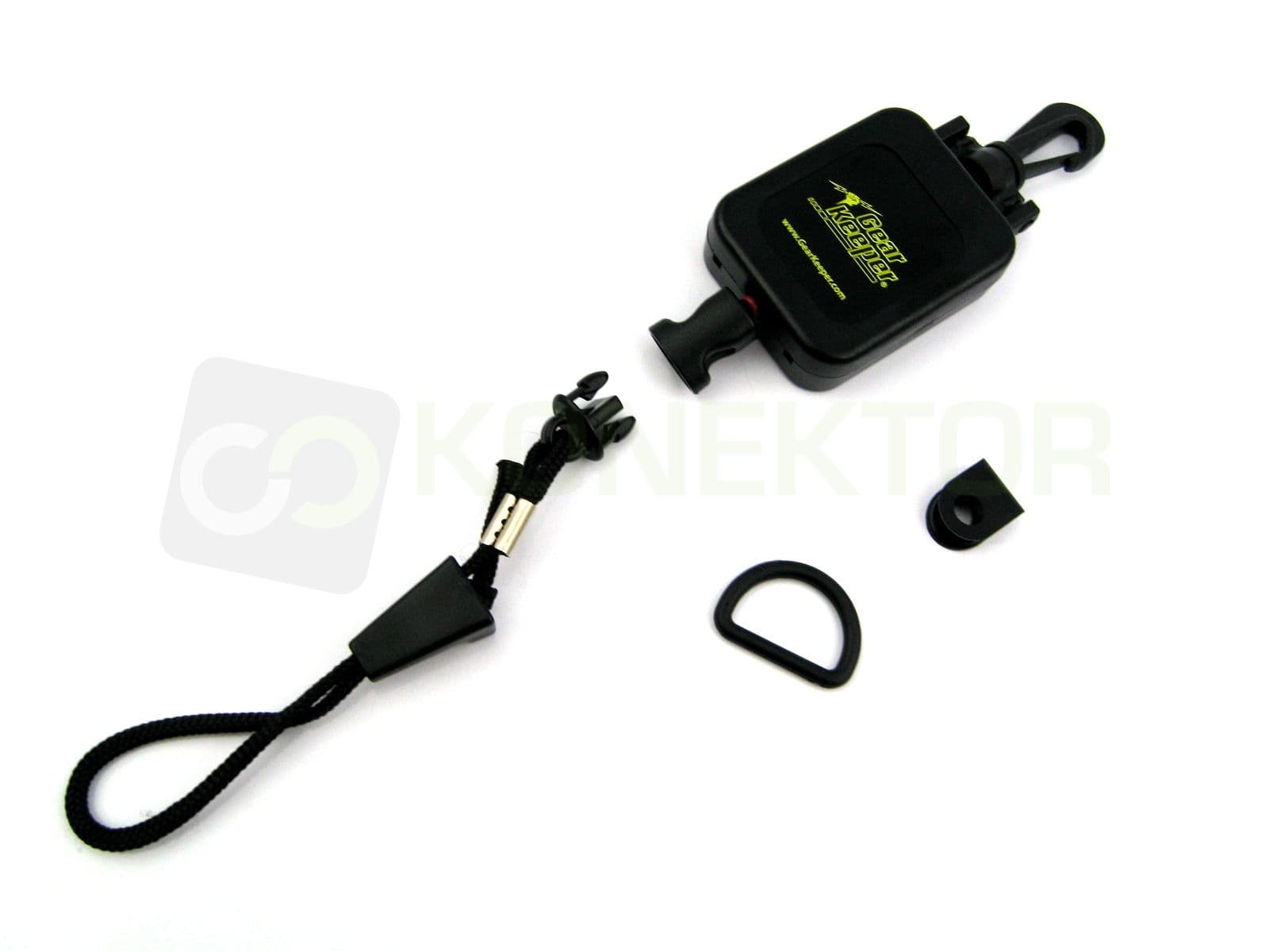 Gear Keeper wieszak mikrofonowy ze ściągaczem CZARNY uchwyt do mikrofonu CB GearKeeper RT4-4112