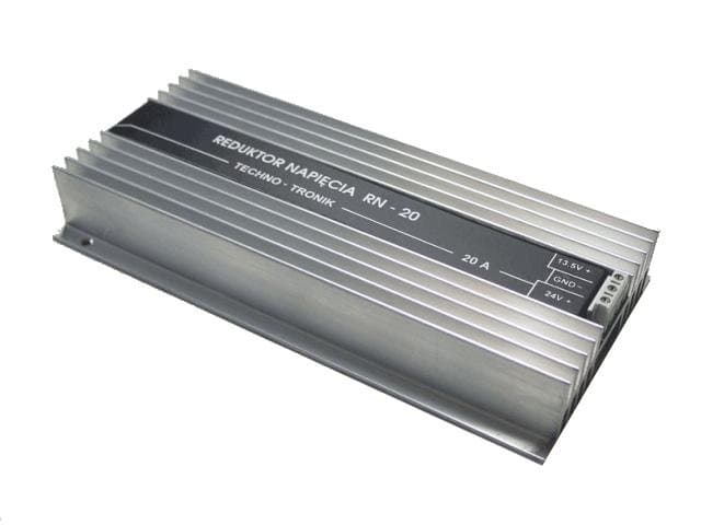 TECHNO-TRONIK RN-20 REDUKTOR NAPIĘCIA 24V/12V 20A przetwornica napięcia np. do CB radio, NAVI, radio samochodowe
