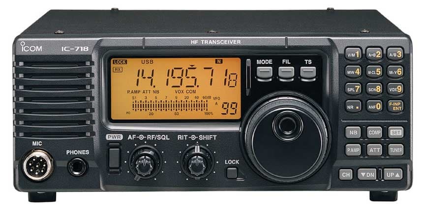 ICOM IC-718 wersja 2025 z DSP - radiotelefon amatorski HF (1.8-29.7MHz) Made in Japan