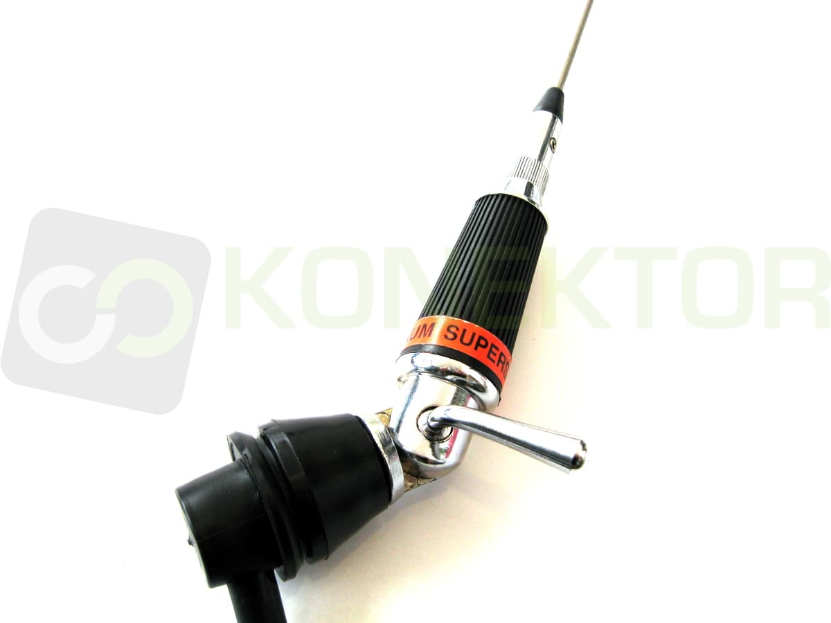 LEMM AT-73 MAGNUM SUPERSTAR z klamką Antena CB montażowa (do montażu) 195cm kabel 4m SZTYWNY PROMIENNIK