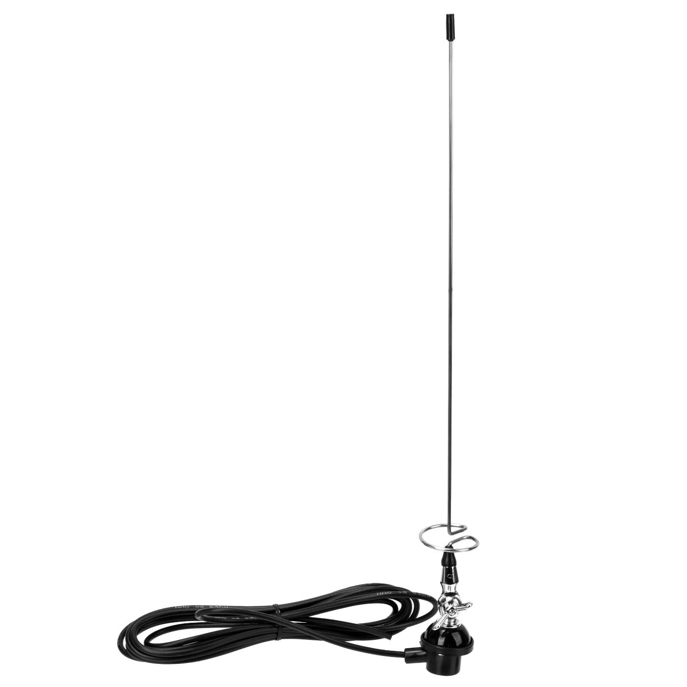 LEMM AT-09 Antena dual band VHF/UHF 144/430MHz - do radiotelefonu VHF, UHF, skanera, SDR, TAXI - długość 48cm